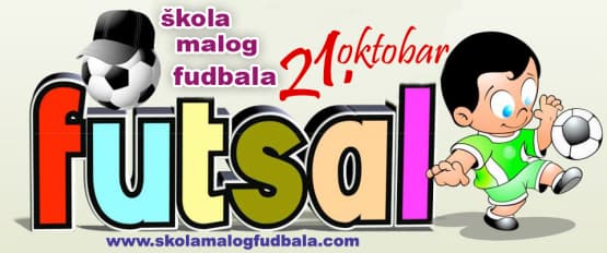 Igrač malog fudbala u akciji